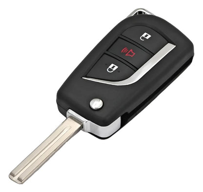 Llave Carcasa Toyota Hilux 3 Botones Con Chip Y Paleta