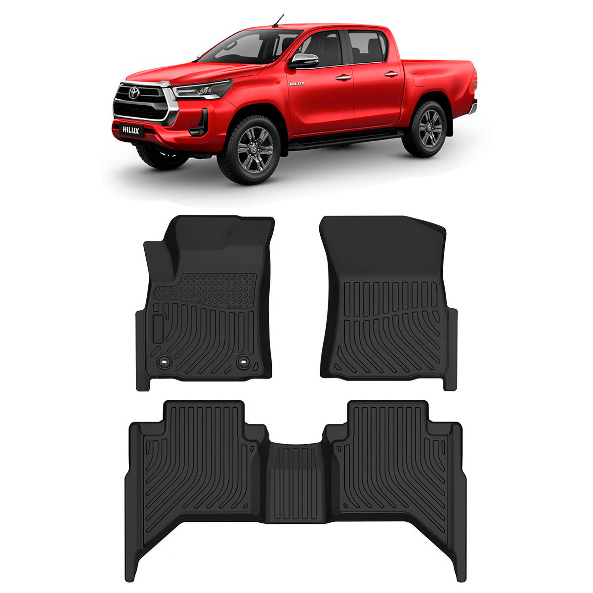 Calce Perfecto Piso Para Toyota Hilux Revo