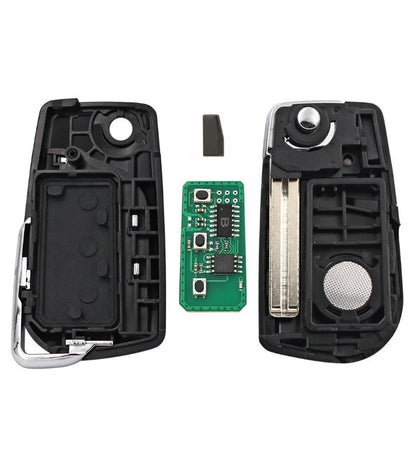 Llave Carcasa Toyota Hilux 3 Botones Con Chip Y Paleta