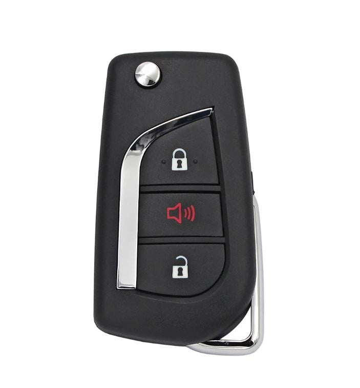 Llave Carcasa Toyota Hilux 3 Botones Con Chip Y Paleta
