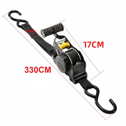 Eslingas Retráctiles Correas Ratchet Amarre 2,5cmx3,3m